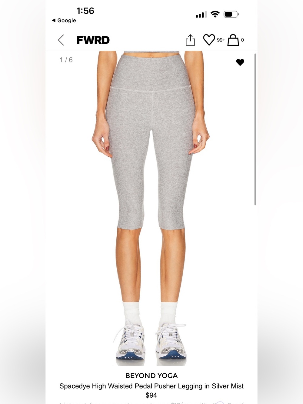 Beyond Yoga - Cropped Tank & High-Waist capri Leggings - Picture 3 of 8
